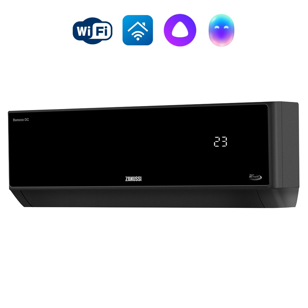 Сплит-система инверторного типа Zanussi ZACS/I-12 HB-BLACK/A23/N8 комплект